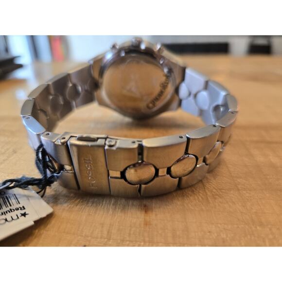 NWT Fossil Arkitect FS2919 Diamond Accent Stainless Steel Chronograph. Tin. NEW - Picture 10 of 13